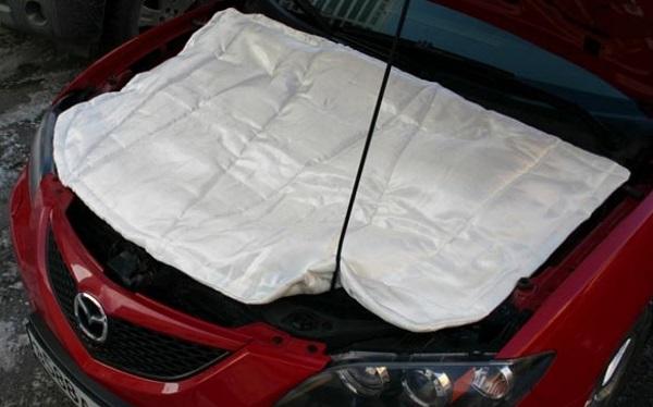 чем утеплить двигатель автомобиля